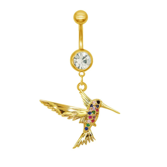 Wholesale Belly Button Ring Zinc Alloy Heart Shape Cute Owl And Sunflower Style