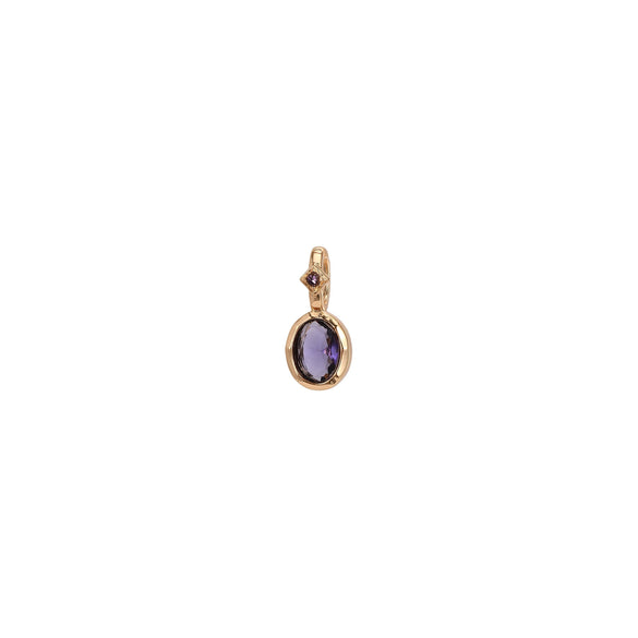 Wholesale Birthstone Necklace Copper Titanium Steel Geometric Electroplated For Ladies