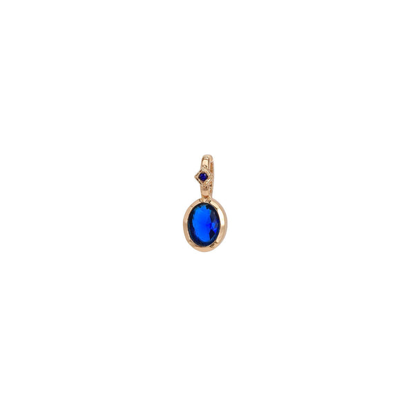 Wholesale Birthstone Necklace Copper Titanium Steel Geometric Electroplated