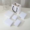Wholesale Black And White Jewelry Packaging Box Made Of Paper And Cardboard With Hand Kneaded Design