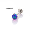 Wholesale Body Jewelry Titanium Alloy Stainless Steel Geometric Aobao Design Lip Nail Rod Cochlear Ear Nail Cartilage Puncture Ear Bone Nail