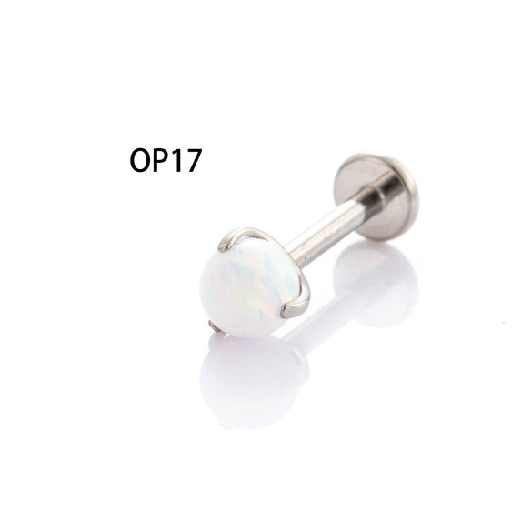Wholesale Body Jewelry Titanium Alloy Stainless Steel Geometric Aobao Design Lip Nail Rod Cochlear Ear Nail Cartilage Puncture Ear Bone Nail