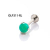 Wholesale Body Jewelry Titanium Alloy Stainless Steel Geometric Aobao Design Lip Nail Rod Cochlear Ear Nail Cartilage Puncture Ear Bone Nail
