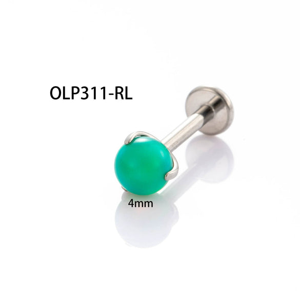Wholesale Body Jewelry Titanium Alloy Stainless Steel Geometric Aobao Design Lip Nail Rod Cochlear Ear Nail Cartilage Puncture Ear Bone Nail