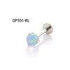 Wholesale Body Jewelry Titanium Alloy Stainless Steel Geometric Aobao Design Lip Nail Rod Cochlear Ear Nail Cartilage Puncture Ear Bone Nail