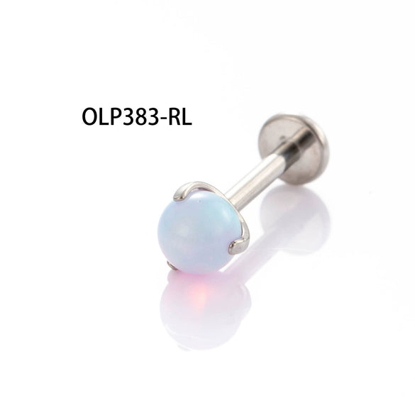 Wholesale Body Jewelry Titanium Alloy Stainless Steel Geometric Aobao Design Lip Nail Rod Cochlear Ear Nail Cartilage Puncture Ear Bone Nail