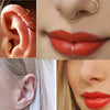 Wholesale Body Piercing Jewelry Stainless Steel Cshaped And Round Nose Rings And Nails Electroplated Unisex
