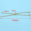 Wholesale Bolo Bracelet Stainless Steel Square Pearl Chain Electroplated