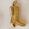 Wholesale Boots Pendant Stainless Steel Heart Shape Furnace Vacuum Plated 18K Gold Color
