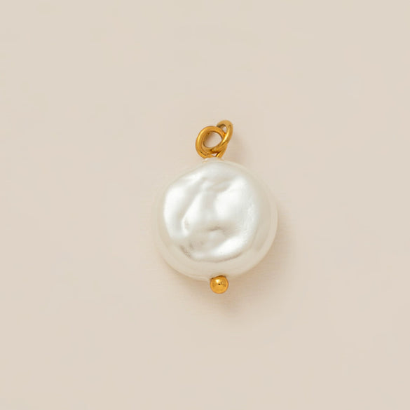 Wholesale Boots Pendant Stainless Steel Heart Shape Furnace Vacuum Plated 18K Gold Color