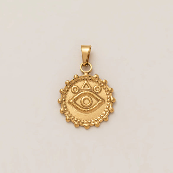 Wholesale Boots Pendant Stainless Steel Heart Shape Furnace Vacuum Plated 18K Gold Color