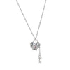 Wholesale Bow Knot Copper Necklace Electroplated With Real Gold Color Preservation