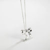 Wholesale Bow Necklace For Women Copper 925 Silver Electroplated Versatile Style