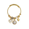 Wholesale Bracelet Alloy Pearl Rhinestone Inlaid Heart Shape Geometric Fashion Unisex