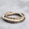 Wholesale Bracelet Coconut Shell And Wood Beaded Geometric Handmade Unisex Jewelry