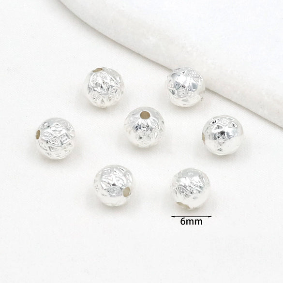 Wholesale Bracelet Copper 18K Gold Plated Patterned Round Bead Braided Jewelry Accessories