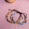 Wholesale Bracelet Glass Glaze Geometric Handmade Woven For Women