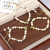 Wholesale Bracelet Jewelry Copper Beads Shell Beads Gold Plated Heart Pattern Elegant Highend Retro Style For Women