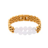 Wholesale Bracelet Jewelry Stainless Steel Geometric Splicing Retro Fashion Electroplated For Women