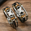 Wholesale Bracelet Leather Geometric Vintage Animals Handmade Couple Style