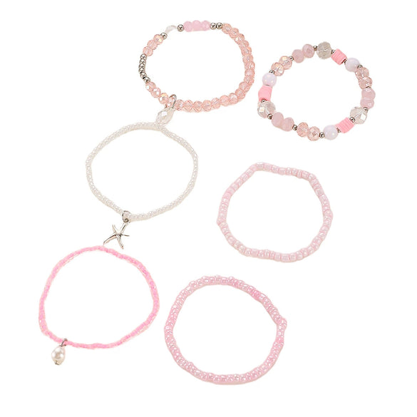 Wholesale Bracelet Mixed Materials Retro Style Star Shape Handmade