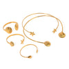 Wholesale Bracelet Stainless Steel Electroplated Ocean Animals Scallop Starfish Style For Women