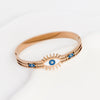 Wholesale Bracelet Stainless Steel Eye Enamel Electroplating Sweet And Cool Style