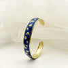 Wholesale Bracelet Stainless Steel French Retro Style Star Moon Electroplated