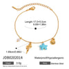Wholesale Bracelet Stainless Steel Geometric Electroplating Ins Style Minimalist Women's