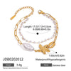 Wholesale Bracelet Stainless Steel Geometric Electroplating Ins Style Minimalist Women's