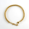Wholesale Bracelet 316L Stainless Steel Geometric Electroplating Unisex Hiphop Trendy High Street
