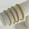 Wholesale Bracelet 316L Stainless Steel Geometric Electroplating Unisex Hiphop Trendy High Street