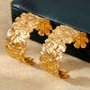 Wholesale Bracelet Stainless Steel Geometric Flower Hollow Opening Electroplated