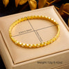 Wholesale Bracelet Stainless Steel Geometric Hexagonal Honeycomb Gold Plated Minimalist Style