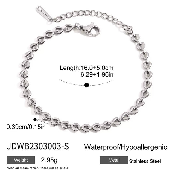 Wholesale Bracelet Stainless Steel Geometric 18K Electroplating