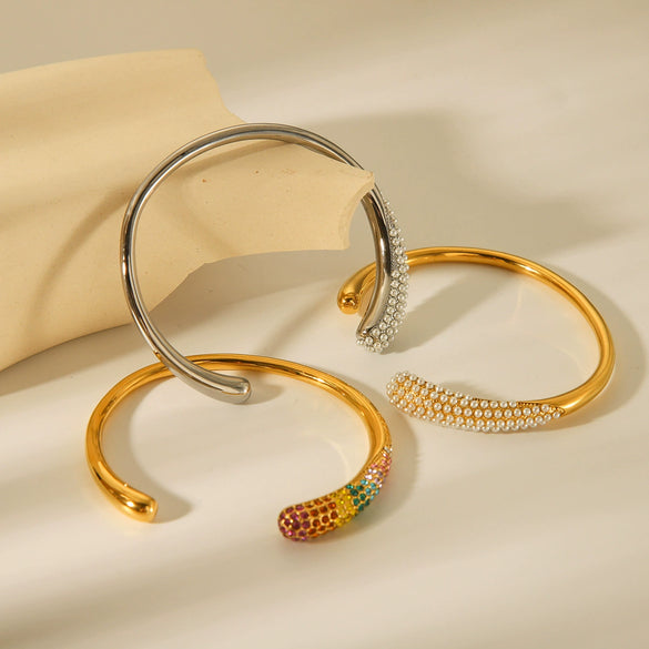 Wholesale Bracelet Stainless Steel Geometric 18K Goldplated Electroplating For Women