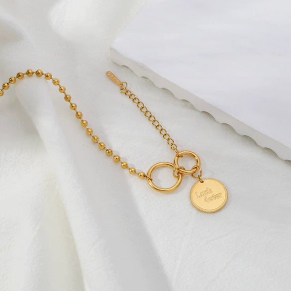 Wholesale Bracelet Stainless Steel Geometric Style 18K Gold Plated