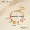 Wholesale Bracelet Stainless Steel 18K Gold Plated Geometric Pattern Braided Rope Design For Women