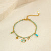 Wholesale Bracelet Stainless Steel 18K Gold Plated Geometric Pattern Braided Rope Design For Women