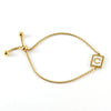 Wholesale Bracelet 316L Stainless Steel Letter Pattern Electroplated For Women