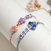 Wholesale Bracelet Stainless Steel Letter Resin Oildropping Electroplated For Women