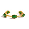 Wholesale Bracelet Stainless Steel Natural Stone Oval Geometric Electroplating Luxury Style