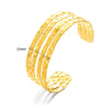 Wholesale Bracelet Stainless Steel Snakeshaped Geometric Hollow Goldplated Circle Electroplated For Female