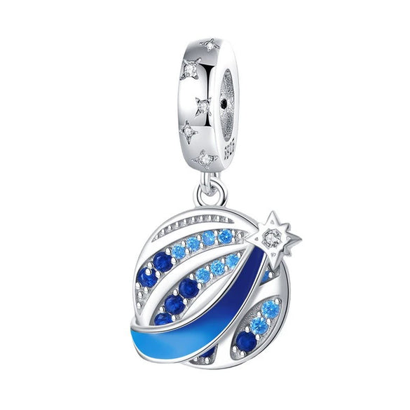 Wholesale Bracelet Sterling Silver 225 Silver Beads Earth Ferris Wheel Design Dripping Oil