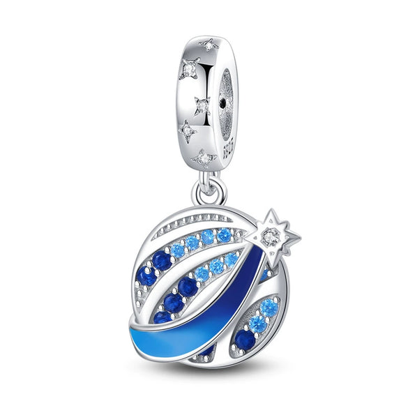 Wholesale Bracelet Sterling Silver 225 Silver Beads Earth Ferris Wheel Design Dripping Oil