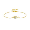 Wholesale Bracelet 925 Sterling Silver Sweet Style Horse Eye Star Design Platinum 18K Gold Electroplated For Women