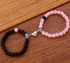 Wholesale Bracelet Stone Magnet Buckle Heartshaped Manual Design Internet Celebrity Style Geometric