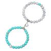 Wholesale Bracelet Stone Magnet Buckle Heartshaped Manual Design Internet Celebrity Style Geometric