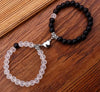 Wholesale Bracelet Stone Magnet Buckle Heartshaped Manual Design Internet Celebrity Style Geometric