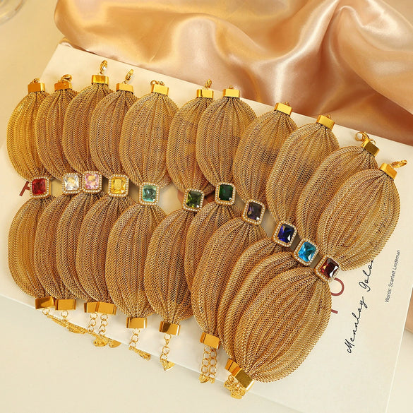 Wholesale Bracelet 316L Stainless Steel Bow Design Electroplated Jewelry Women Unisex